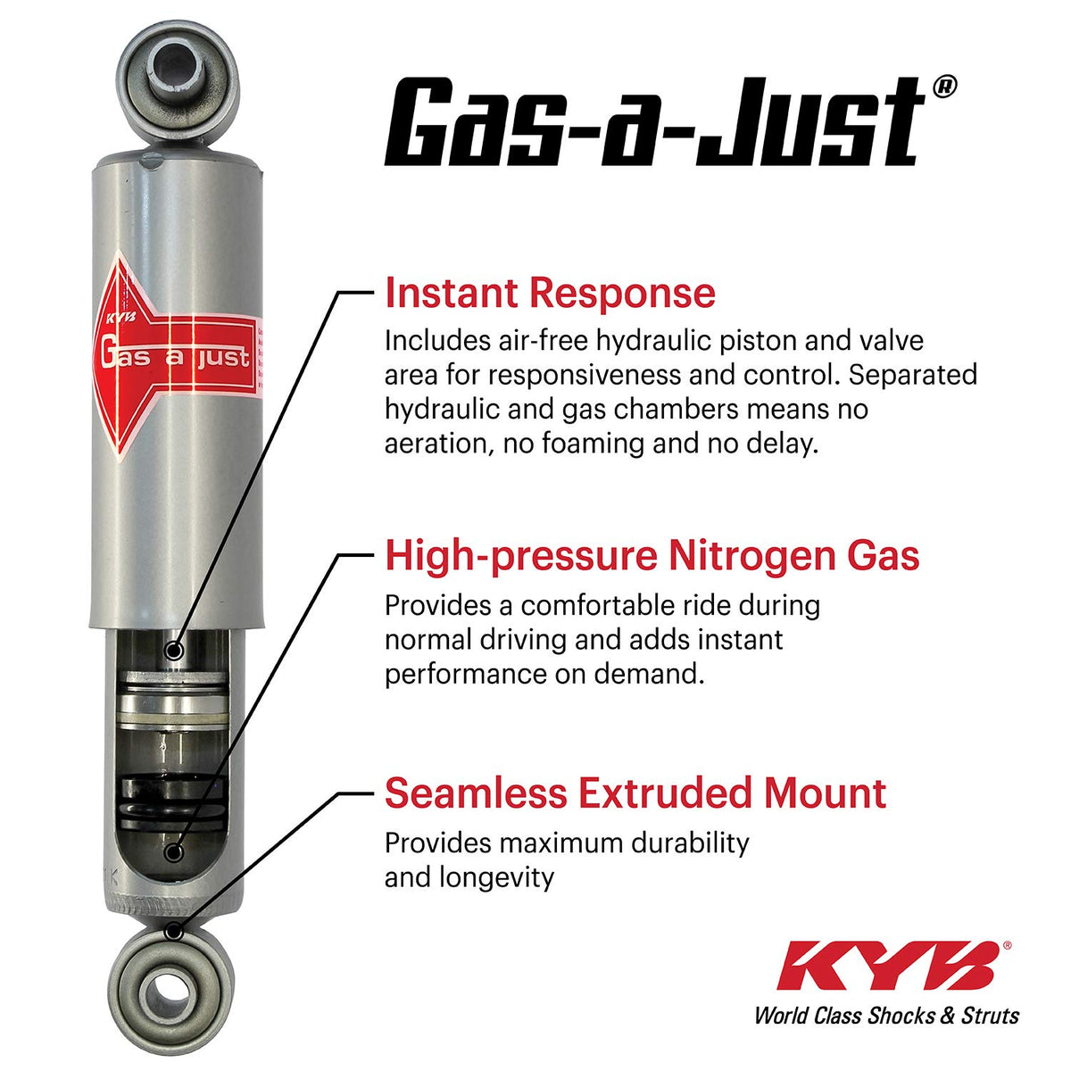 KYB KG4513 Gas-a-Just Gas Shock