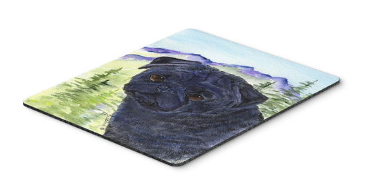 Caroline's Treasures SS8420MP Pug Mouse Pad, Hot Pad or Trivet for Home Office Gaming Working Computers Laptop Mouse Mat,Washable Large Mousepad