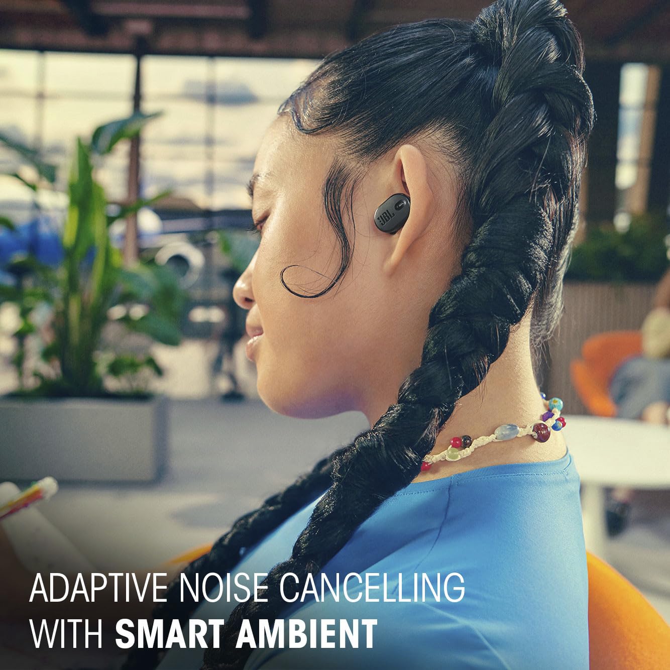 JBL Tune Buds 2 - True Wireless Noise Cancelling Earbuds Spatial Sound and Smart Ambient Technology, 6 mics for Perfect Calls, up to 48Hrs