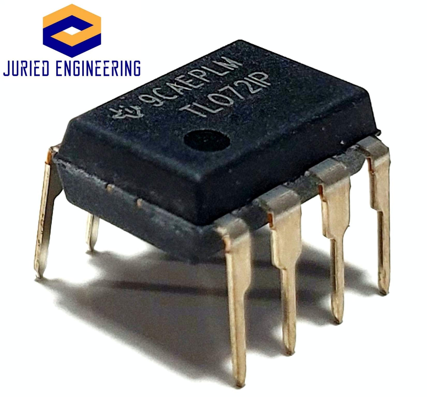Juried Engineering TL072IP TL072 Dual Low-Noise JFET-Input Operational Amplifier Op Amp Breadboard-Friendly IC DIP-8 (Pack of 5)