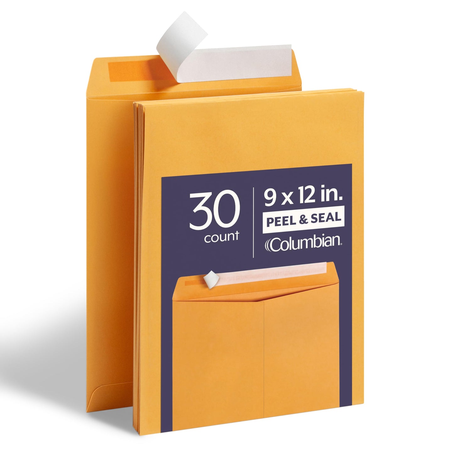 Columbian 9 x 12 Catalog Envelopes, 30 Pack, Document Envelopes with Self Seal Closure, Heavyweight 28 lb Paper, Self Sealing Envelopes for Mailing