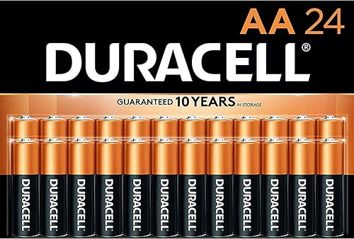 DURACELL - CopperTop AA Alkaline Batteries - Long Lasting, All-Purpose Double A Battery for Household and Business - 72 Count