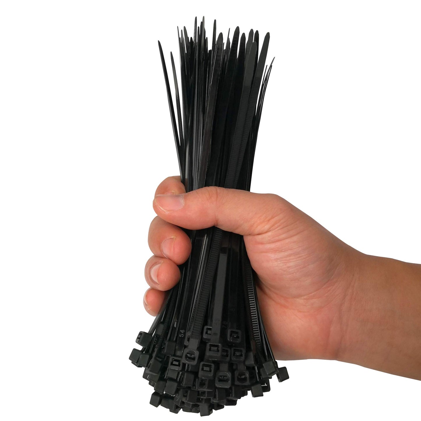 Dekun 8 Inch Zip Ties Black 1000 Pcs, 50 LB Tensile Strength Premium Nylon Cable Ties Wire Management Ties (8 Inch, Black, 1000 Pack)