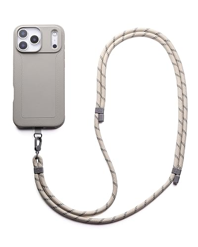 ZAGG Crossbody Lanyard for Phone Cases with Lanyard Attach Points - Adjustable Durable Nylon Strap with Tear-Proof Tab - Comfortable Hands-Free Carry