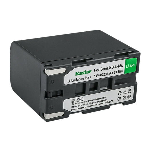 Kastar 1-Pack Battery Replacement for Samsung SB-L160 SBL160, SB-L320 SBL320, SB-L480 SBL480, SB-L110A SBL110A Battery, Samsung VP-W87 VP-W87D VP-W90