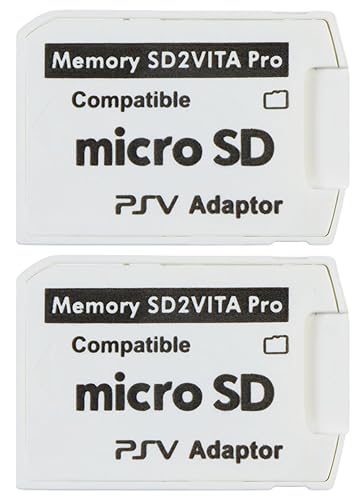 Hyamass SD2Vita Pro 5.0 PS Vita SD Card Adapter for PS Vita Memory Card - Compatible with PS Vita 1000/2000, PSTV, Firmware 3.60 HENkaku Enso