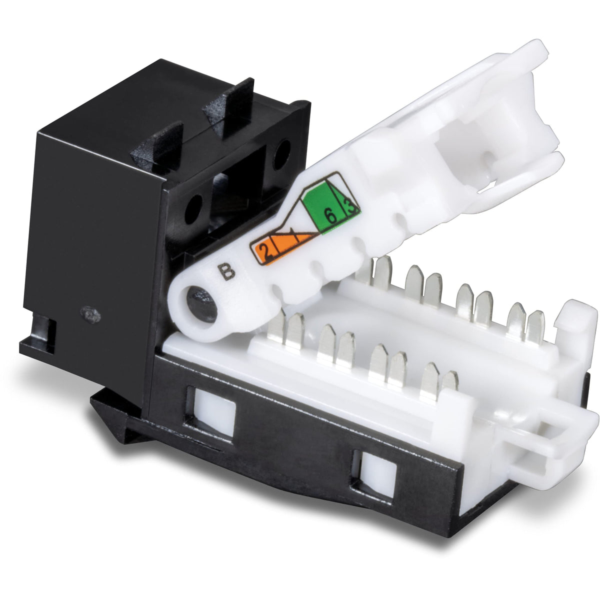 TRENDnet Cat6 Keystone Jack, 25-Pack Bundle,TC-K25C6BK