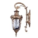 YDOOLNG Antique Outdoor Wall Patio Light, 60W 110V Hammered Texture Glass Exterior Wall Lantern for Front Porch Patio Garage Weather Resistant Antique