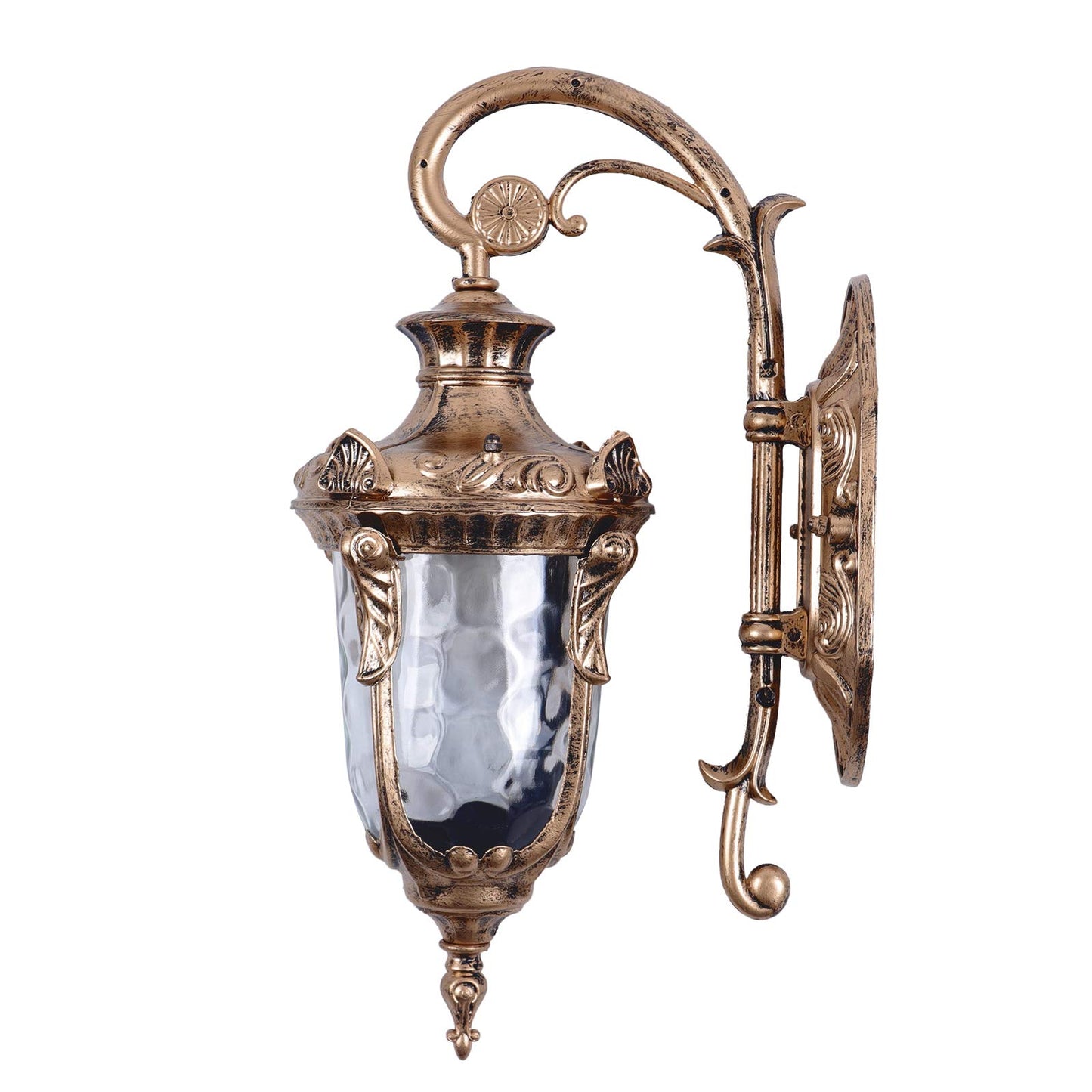 YDOOLNG Antique Outdoor Wall Patio Light, 60W 110V Hammered Texture Glass Exterior Wall Lantern for Front Porch Patio Garage Weather Resistant Antique
