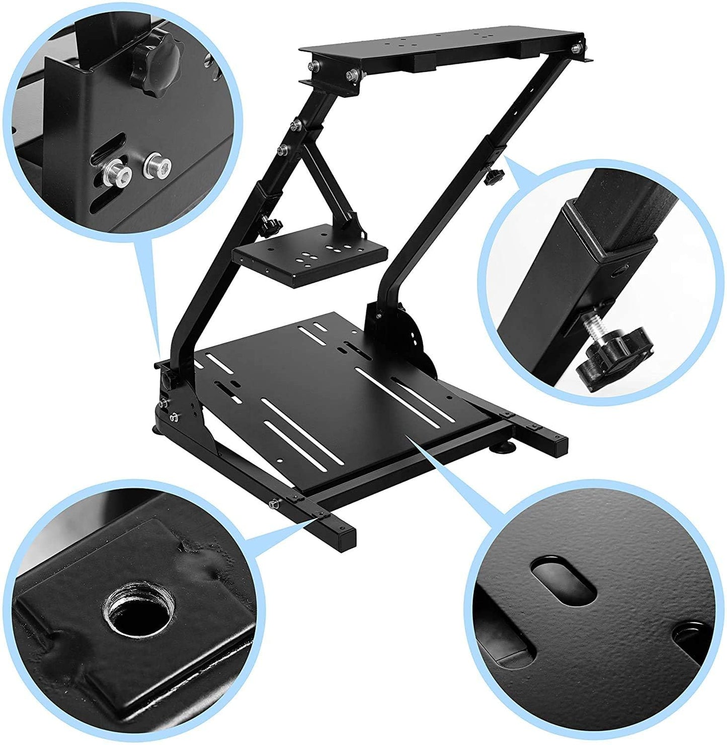 Marada G920 Racing Wheel Stand Fit for G27,G25, G29 and G920 Gaming Racing Simulator Stand Pro Wheel and Pedals Not Included
