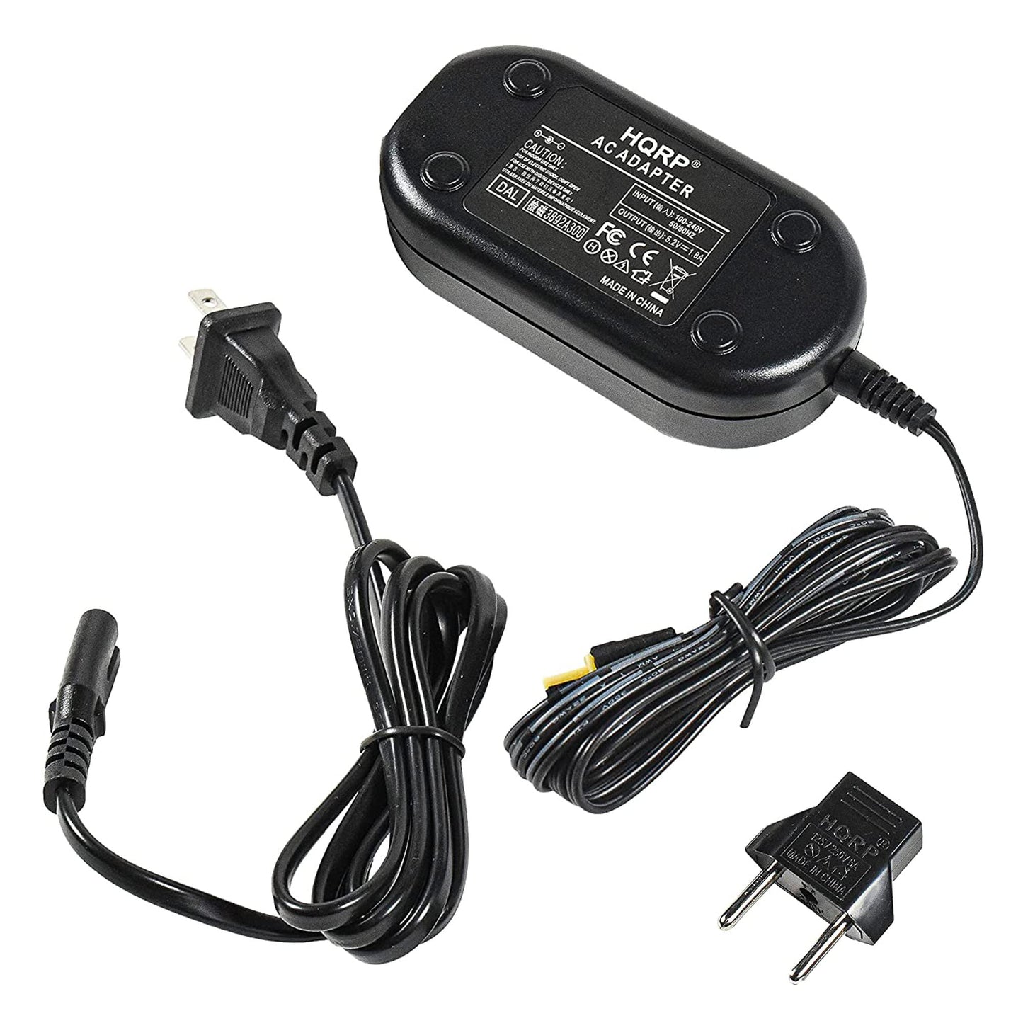 HQRP AC Adapter Charger Compatible with JVC AP-V30 AP-V30U GZ-HM300 GZ-MS230 GZ-MS230US GZ-MS230AUS GZ-MS230AU GZ-MS230BUS GZ-MS230RUS GZ-MS230U…