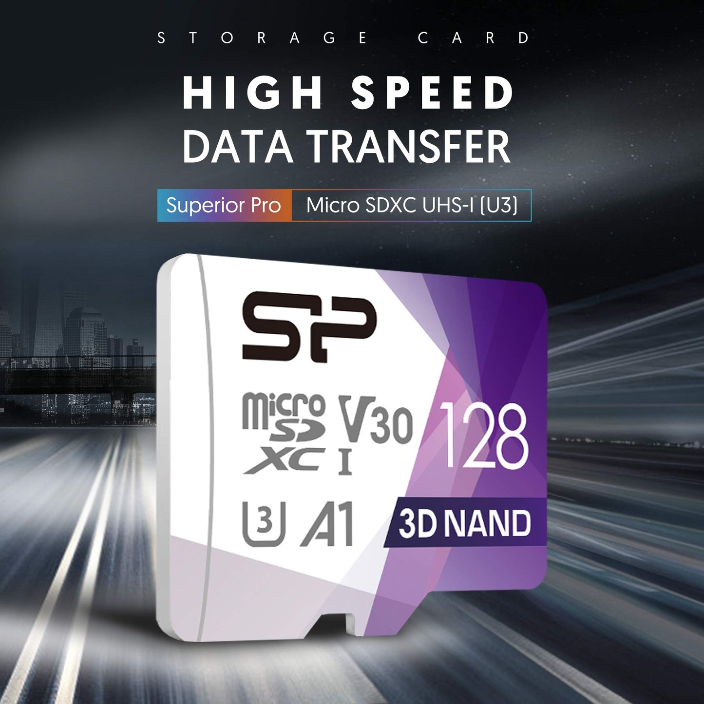 Silicon Power 64GB 3D NAND High Speed MicroSD Card with Adapter