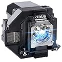 COOBAN ELPLP96 /V13H010L96 Replacement Projector Lamp Bulb with Housing for Epson VS250 VS355 VS350 EX5260 EH-TW650 EB-S41 Powerlite Home Cinema 2150
