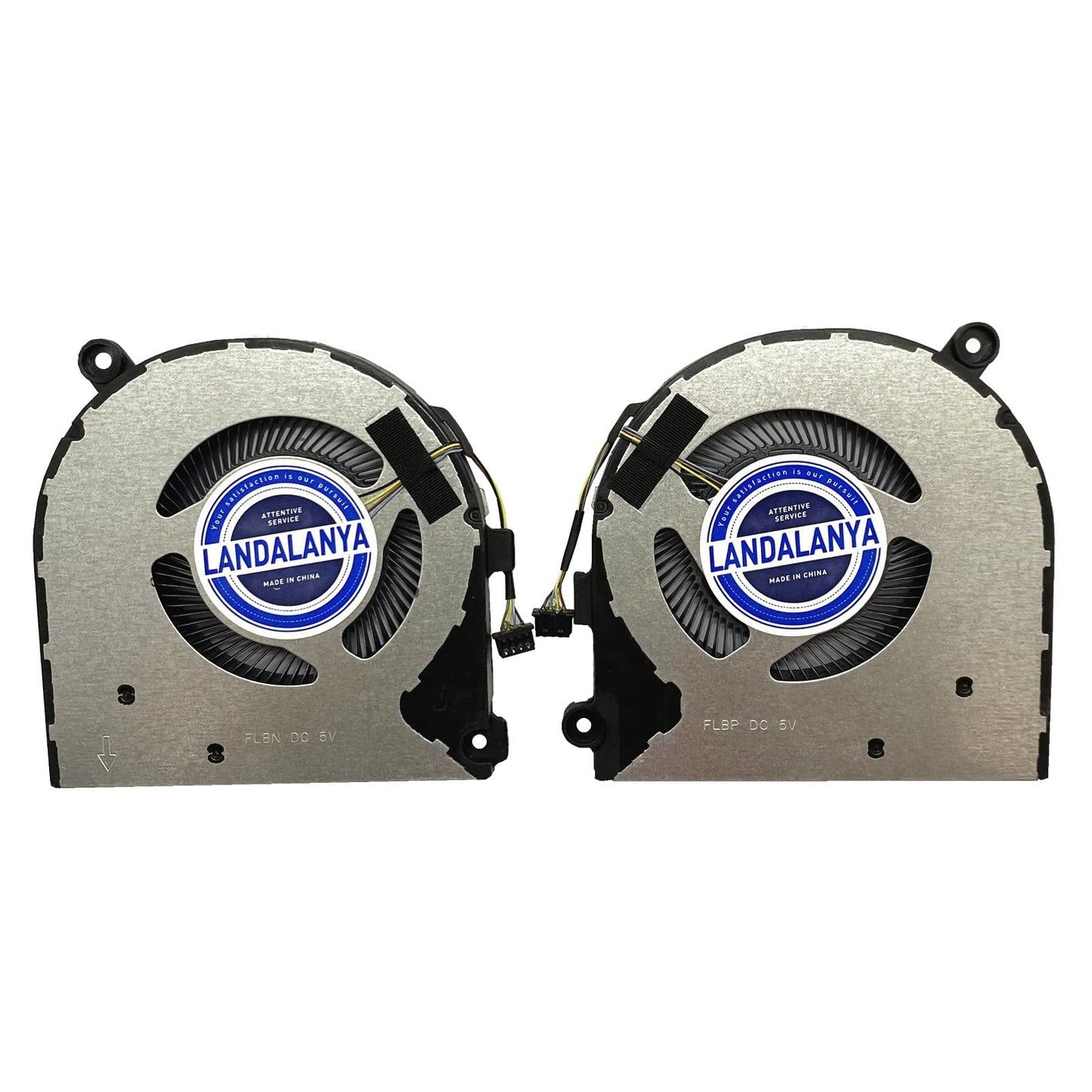 Landalanya Replacement New CPU and GPU Cooling Fan for Lenovo Ideapad S740-15IRH Laptop FLBP FLBN DC28000O1F0 FCC2 DC28000O2F0 FCC2 DC5V Fan