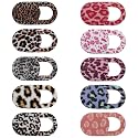 Leopard Print Webcam Cover Slide, Stylish Camera Privacy Blocker for Laptops, Phones & Tablets, Ultra-Thin Multi-Color Webcam Protection