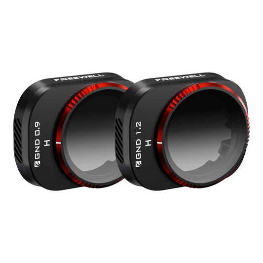 Freewell Soft Edge Gradient GND0.9, GND1.2-2 Pack Filters Compatible with Mini 4 Pro - Enhance Landscape Photography