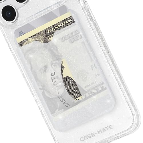 Case-Mate MagSafe Wallet w/Loop Grip - Detachable Magnetic Phone Wallet/Card Holder w/Easy to Hold Built-in Loop Grip [Holds up to 3 Cards & Cash]