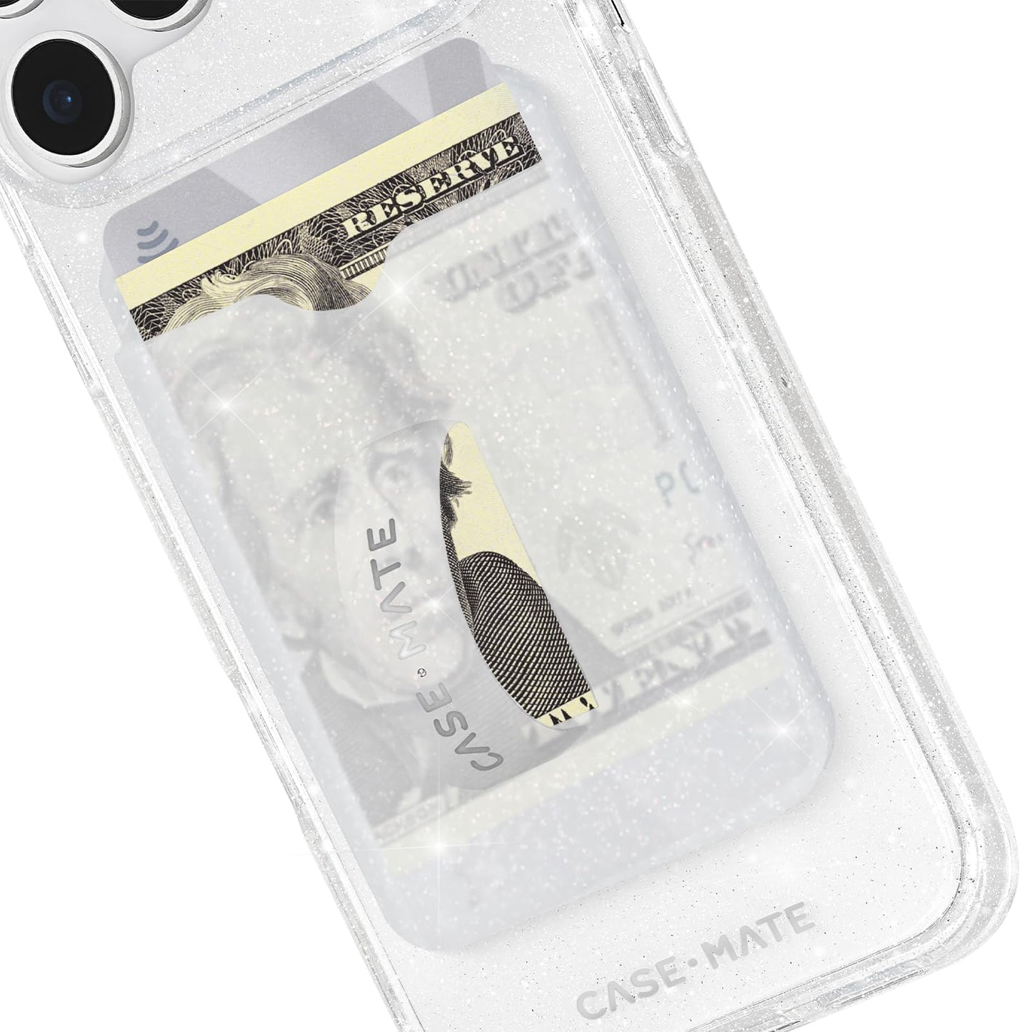 Case-Mate MagSafe Wallet w/Loop Grip - Detachable Magnetic Phone Wallet/Card Holder w/Easy to Hold Built-in Loop Grip [Holds up to 3 Cards & Cash]