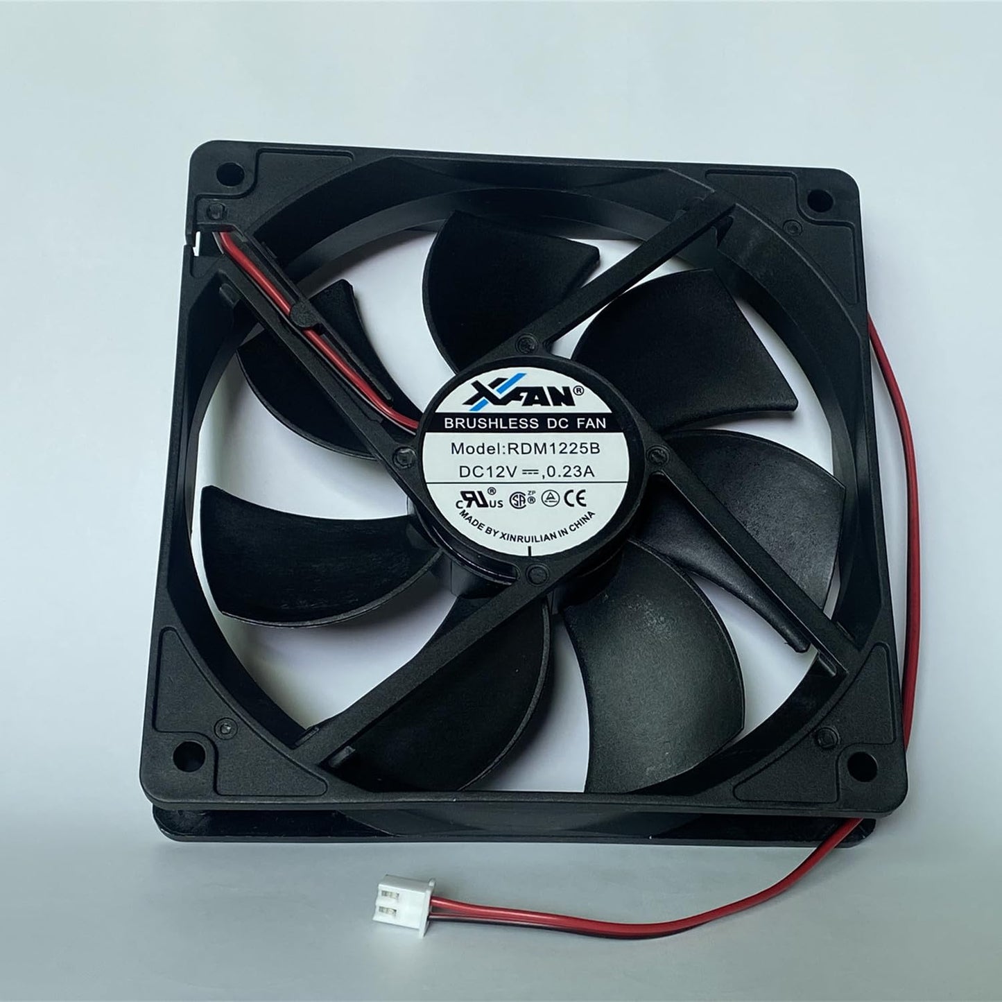RDM1225B DC12V 0.23A 12CM 12025 2-Wire Cooling Fan for RDM1225B DC Fan