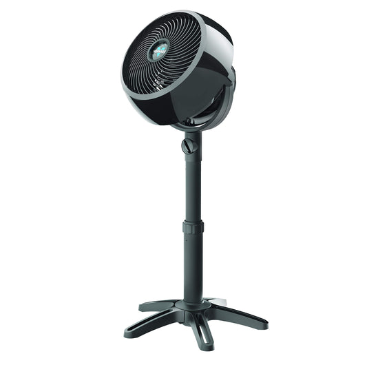 Vornado 7803 Large Pedestal Whole Room Air Circulator, Fan with Adjustable Height, 33-40 in, 3 Speed Settings, Removable Grill for Cleaning, Black