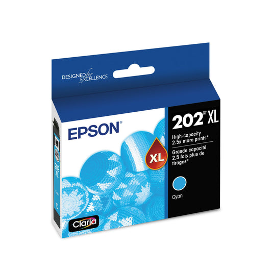 Epson T202XL220 Claria High-capacity Ink Cartridge - Cyan