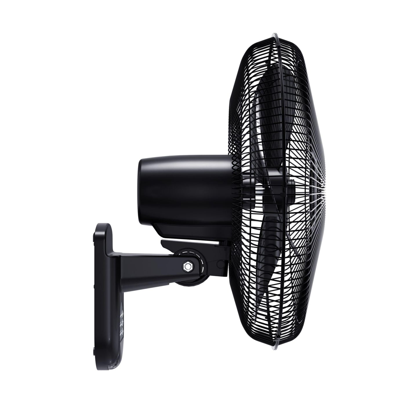 Comfort Zone 16-Inch Wall Mount Fan with Remote Control - Quiet 3-Speed Oscillating Indoor Fan with 90° Wide-Angle Airflow, Timer & Sleep Modes