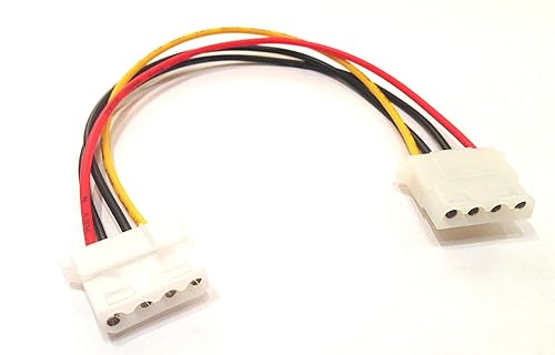 Micro SATA Cables Molex 4 Pin Female to 4 Pin Female Cable 8 Inch