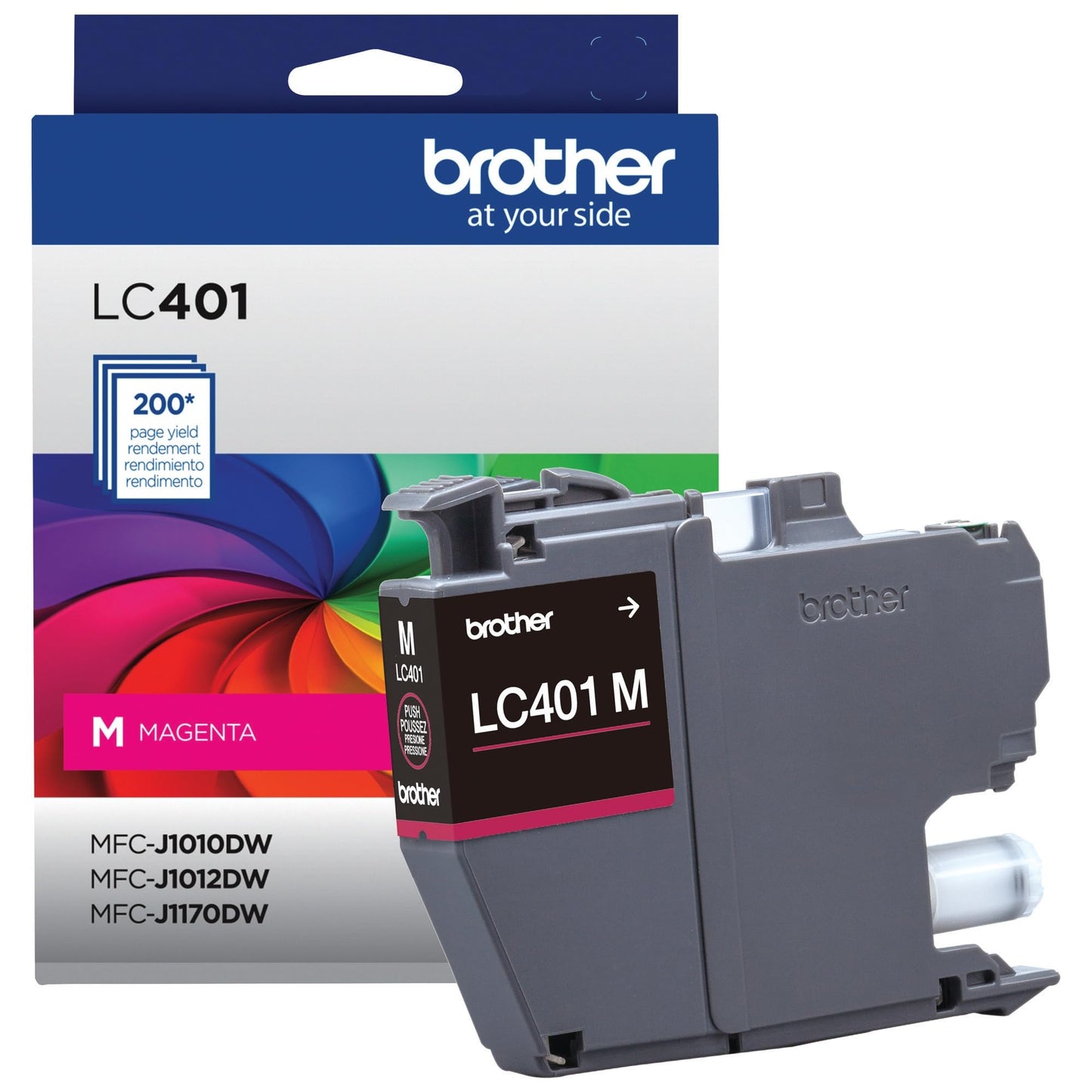 Brother Genuine LC401M Standard-Yield Magenta Ink Cartridge