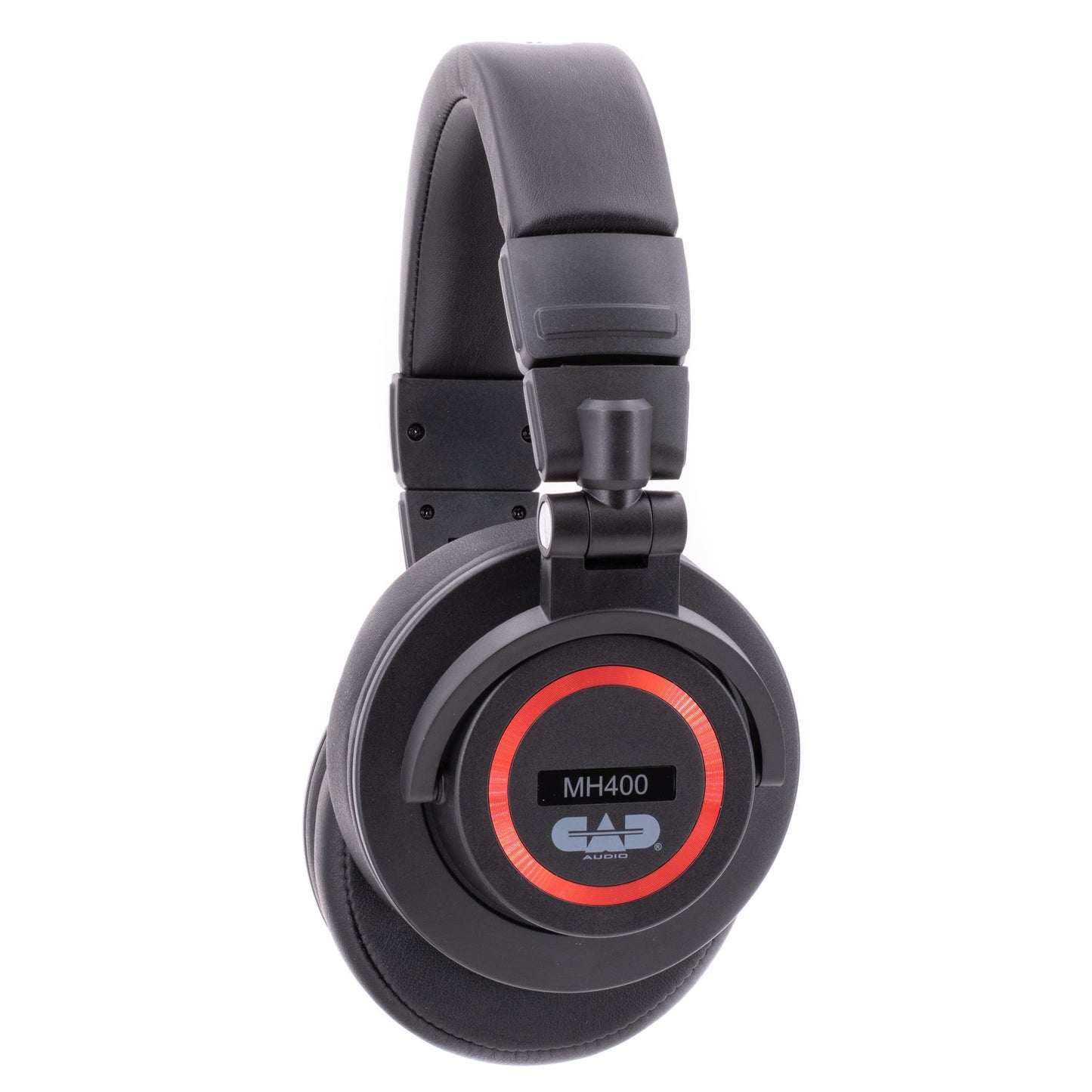 CAD Audio MH400 Foldable Over-Ear Studio Headphones - 50 mm Drivers, 180° Swivel Ear Cups, Long Cable & Portable Design