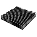 120mm Large Aluminum Heatsink 120x120x20mm / 4.72x4.72x0.79Inch/ Heat Sink Square Cooler for WiFi Router Cooling Base and Power Supply IC Graphics