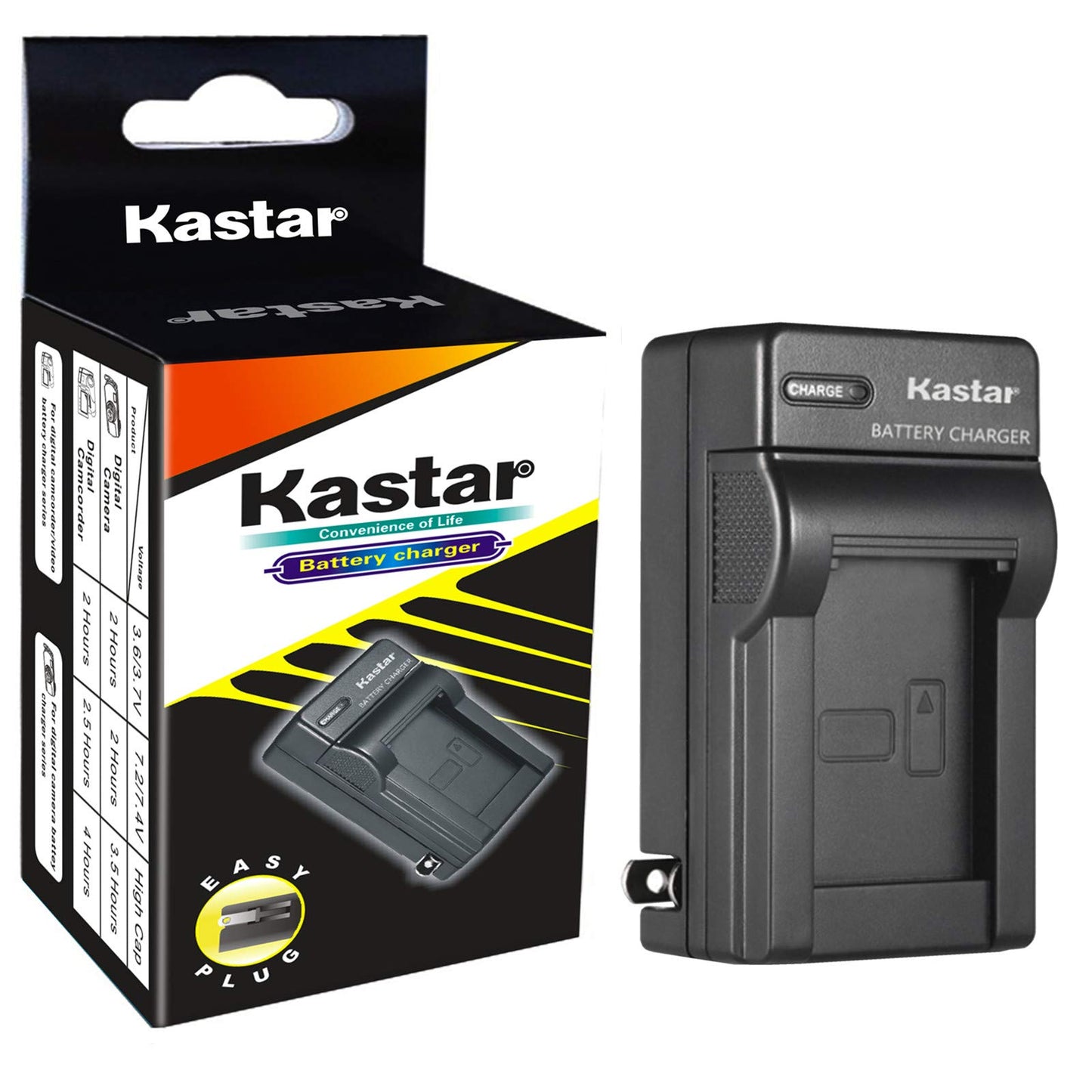 Kastar Travel Charger for Sony NP-FM500H and Sony DSLR-A100/A200/A300/A350/A450/A500/A550/A560/A580/A700/A850/A900 Alpha SLT A57 A58 A65 A65V A77 A77V