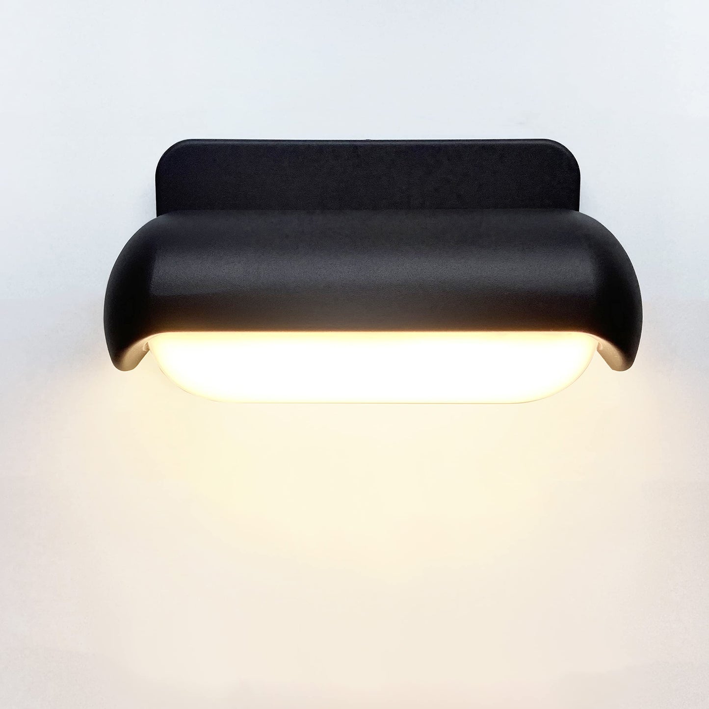 PLUSLED Modern Wall Sconce Outdoor Porch Light Waterproof Patio Lamp LED Wall Light Fixture Aluminum 13W 3000K Front Door Lamp for Indoor & Outdoor