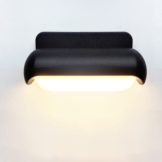 PLUSLED Modern Wall Sconce Outdoor Porch Light Waterproof Patio Lamp LED Wall Light Fixture Aluminum 13W 3000K Front Door Lamp for Indoor & Outdoor