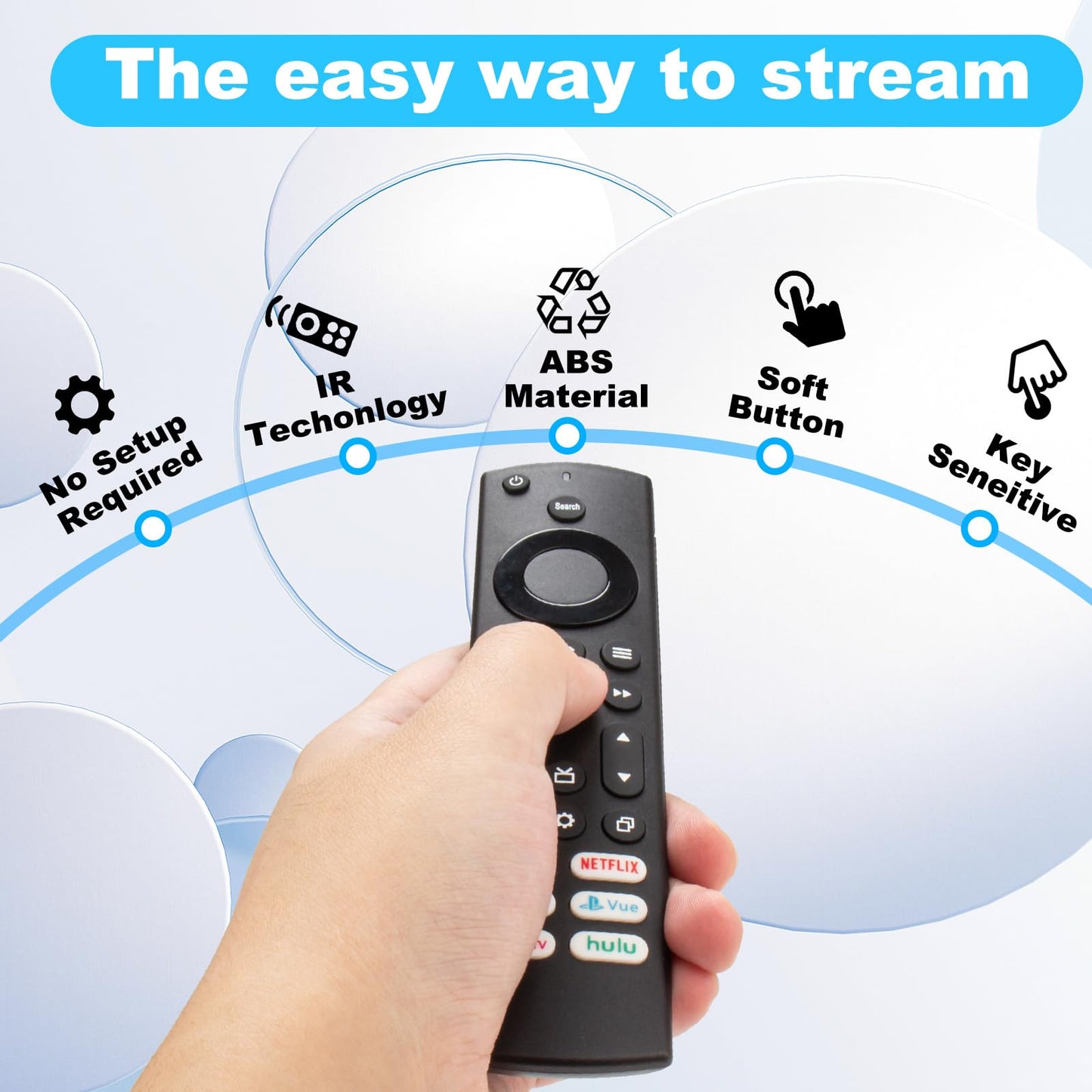 for Toshiba Insignia TV Remote Replacement NS-24DF310NA21 NS-24DF311SE21 NS-24DF310NA19 NS-39DF510NA19 NS-39DF310NA21. NS-RCFNA-21 NS-RCFNA-19
