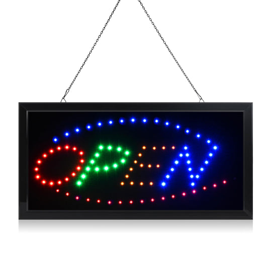LED Neon Light Open Sign With Animation On/off and Power On/Off two Switchs for Business (OPEN LN101)