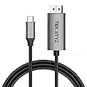 HDMI USB Type-C 8k/4k Cable Kit Compatible with Samsung SM-F916B Supports Thunderbolt 3/4 a 60Hz Full Digital HDMI 2.1 USB Type-C, Stable Driver