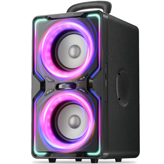 Hotlemon Large Bluetooth Speaker: 240W Peak Powerful Loud Sound with Deep Bass, 15H Playtime, Fast Charge, TWS, Portable Wireless Speakers