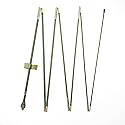 HF Manpack Collapsible 7 Element Whip Antenna 285 CM Length