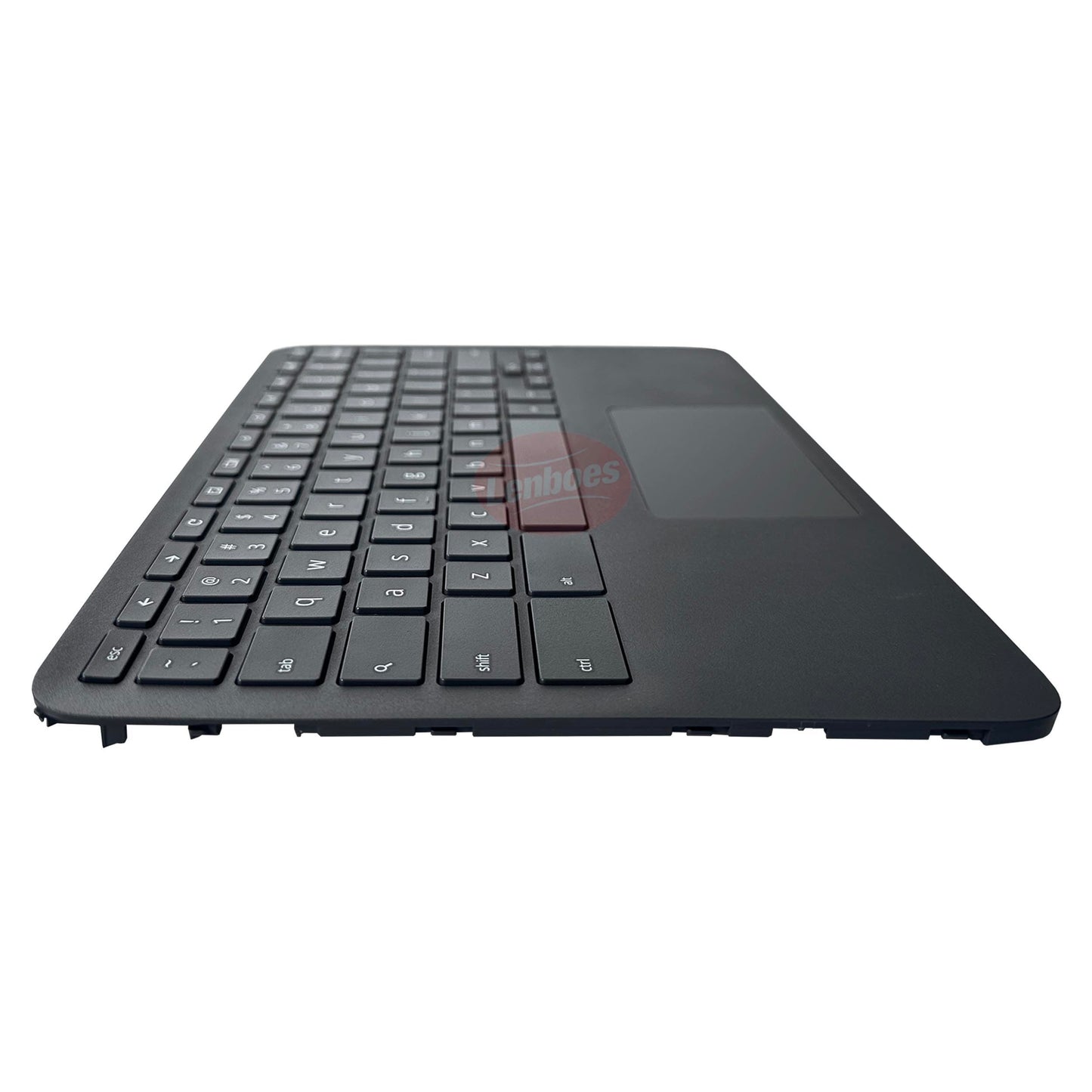 lenboes Laptop Palmrest Upper Case Top Cover with US Keyboard Touchpad Assembly Replacement for HP Chromebook 11 11A G8 EE TPN-Q232 L90338-001 Gray