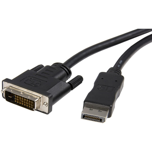 StarTech 10ft Passive DisplayPort to DVI-D Cable, 1920x1200 (DP2DVIMM10)