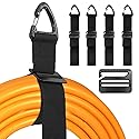 Extension Cord Holder Organizer - Extension Cord Hanger for Garage, Shed, RV, Van Tool Storage, Heavy Duty Gadgets for Men (4 Pack 20 Inch)