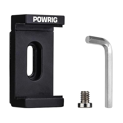 POWRIG SSD Holder Clamp for Sigma FP/BMPCC4K/6K/ZCAM Camera Cage Recording with External SSD Drive, for Samsung T5 T7 T9 Drives