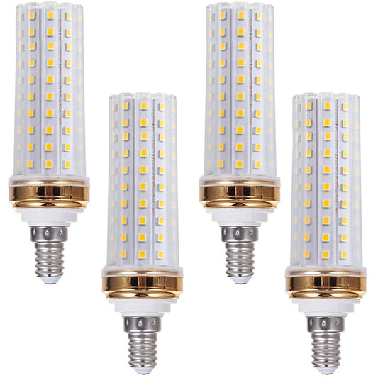 E12 LED Light Bulbs,20W Candelabra LED Bulbs 180 Watt Equivalent - 88 LEDs 2835 SMD 1800lm 6000K Daylight White Decorative Candle Base E12 LED