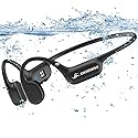 Swimming Headphones, Bone Conduction Headphones, 5.4 Bluetooth wireless open Earphones Sports,IP68 Waterproof Headphone Built-in 32GB MP3…