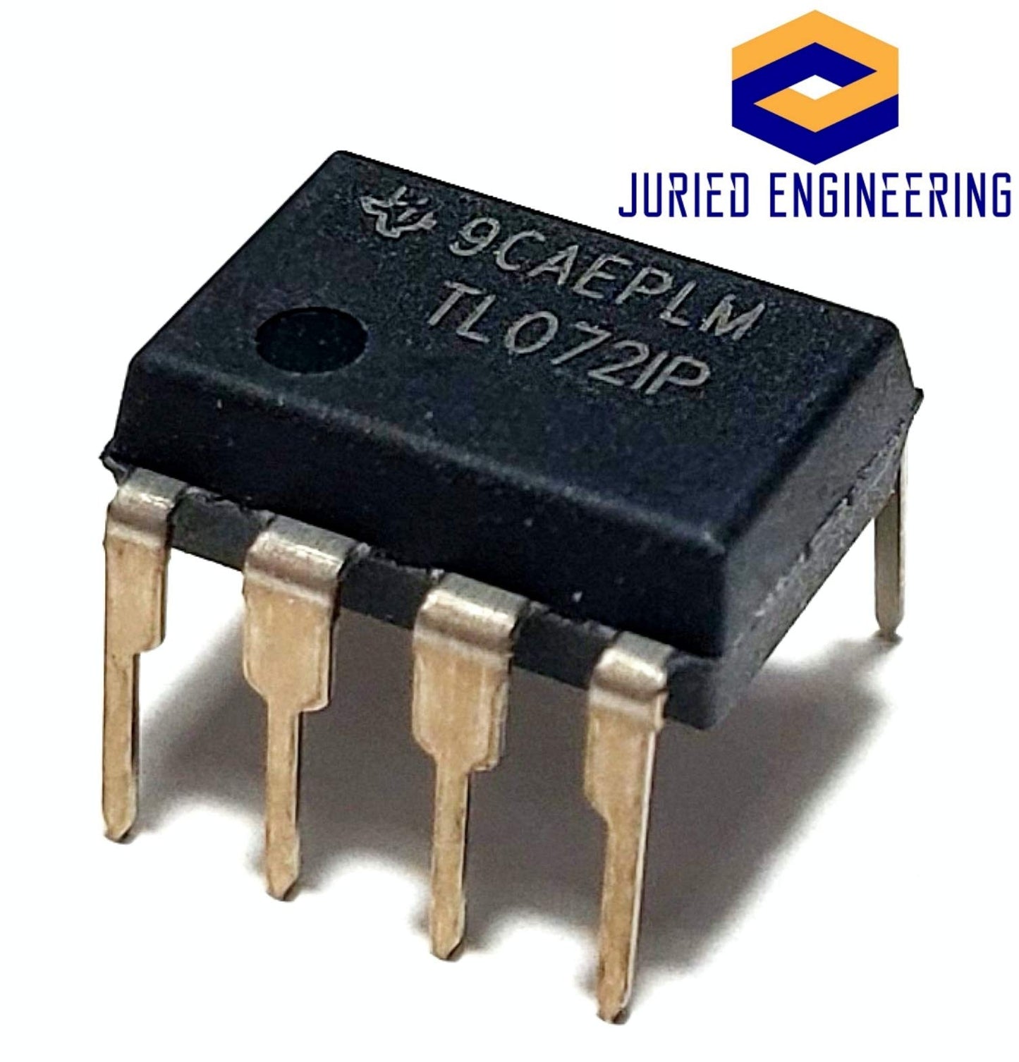 Juried Engineering TL072IP TL072 Dual Low-Noise JFET-Input Operational Amplifier Op Amp Breadboard-Friendly IC DIP-8 (Pack of 5)