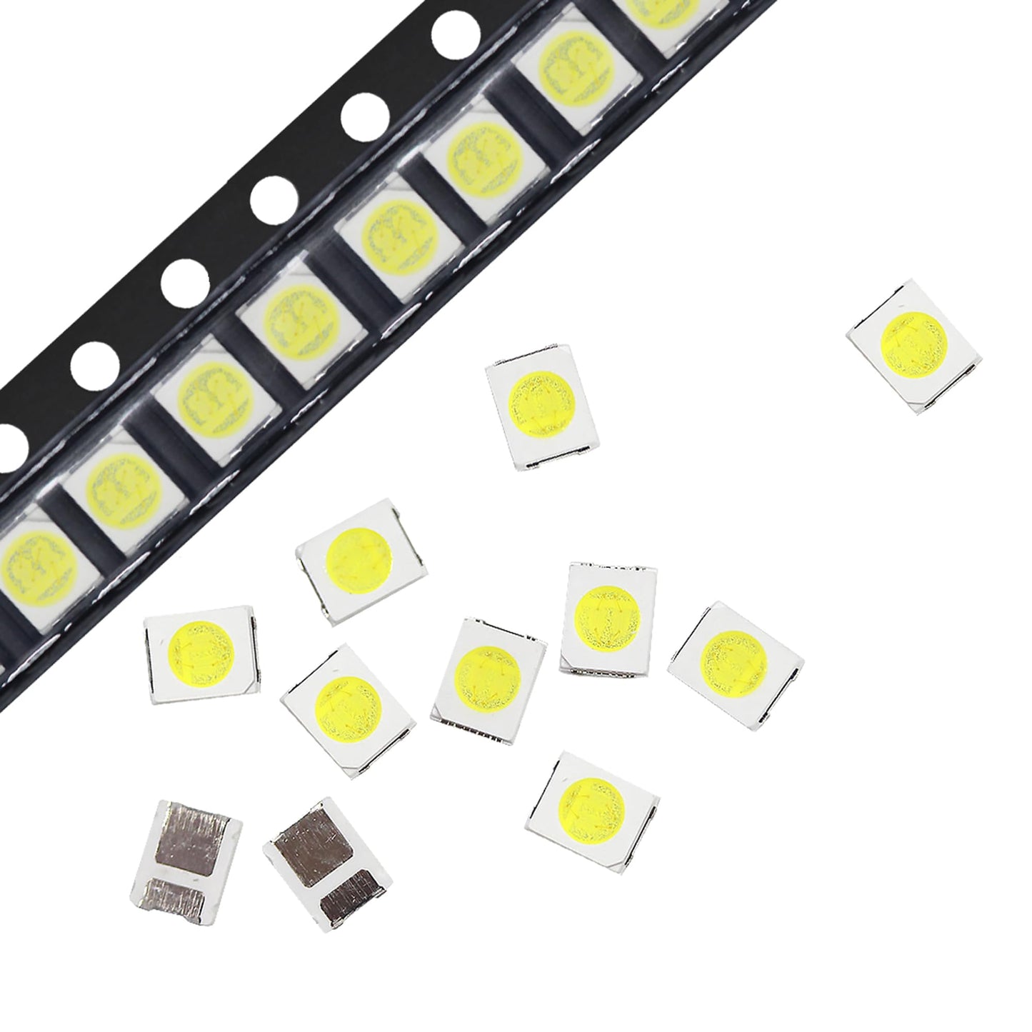 GuuYebe 200pcs 3528 2835 SMD LEDs Beads Sets Replacement LATWT470RELZK for led Backlight Strips LCD TV (3v 2835[3528] for 100 PCS + 6v 2835[3528]