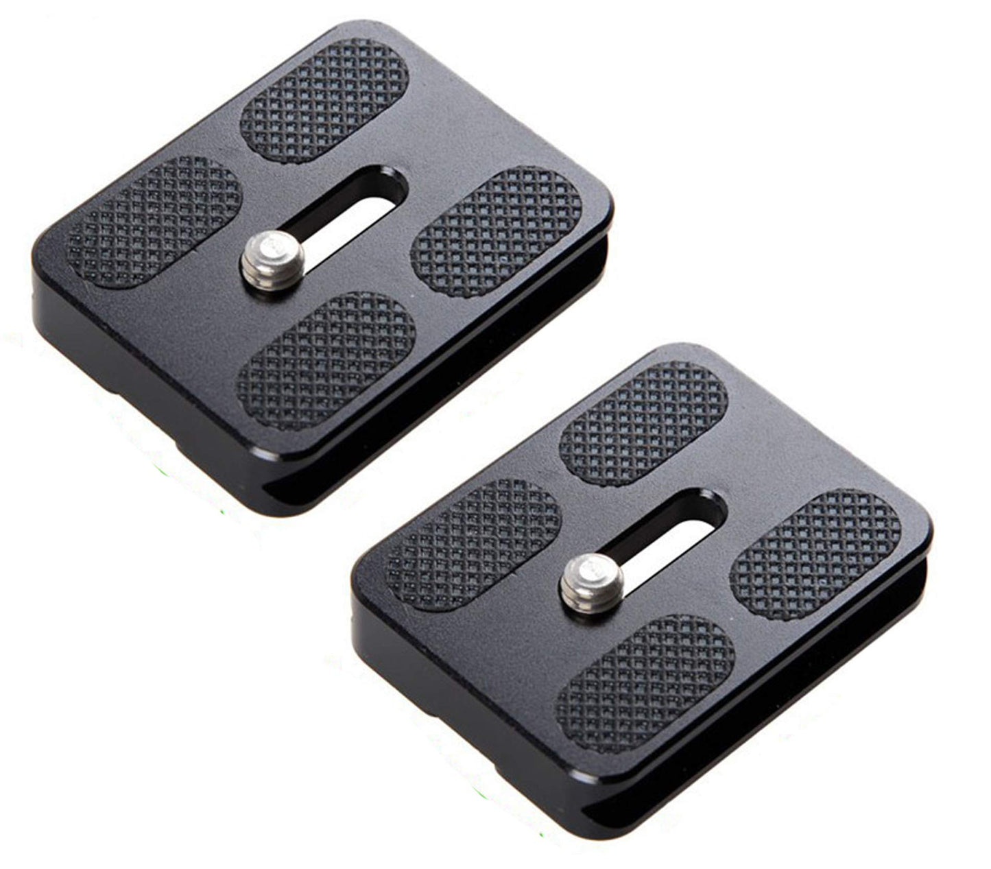 (2 Packs) Fotasy 50mm Arca Swiss Plate, 50 mm QR Plate, Quick Release Plate, Small Arca Plate, Tripod Quick Release Plate fits Arca-Swiss Universal
