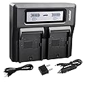 Kastar LCD Fast Charger for Sony NP-F990 Pro NP-F970 and Sony CCD-TR918 CCD-TR930 CCD-TR940 CCD-TR950 CCD-TR97 CCD-TRT97 CCD-TRV101 CCD-TRV119