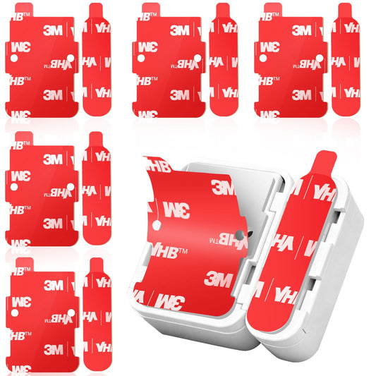 Adhesive Replacement for SimpliSafe Entry Sensor: Pre-Cut Double Sided Tape Sticker (5 Sensors Pads & 5 Magnet Pads) Stick on Door Window, Mounting