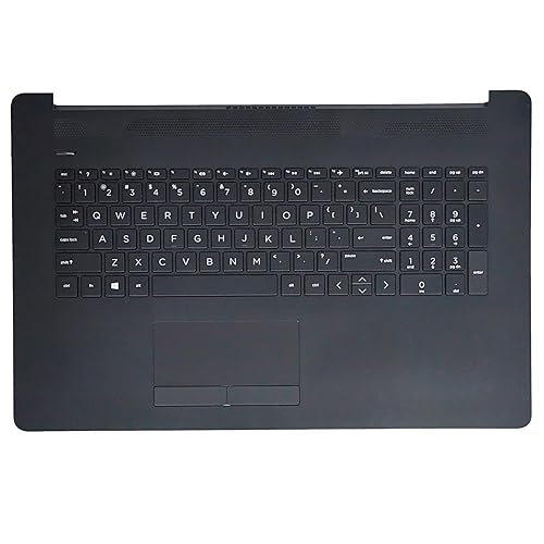 Jxjslp Replacement for HP Laptop 17-by 17-CA 17T-by 17Z-CA Upper Case Palmrest US Keyboard with Non-PTP Function Touchpad Assembly L22751-001